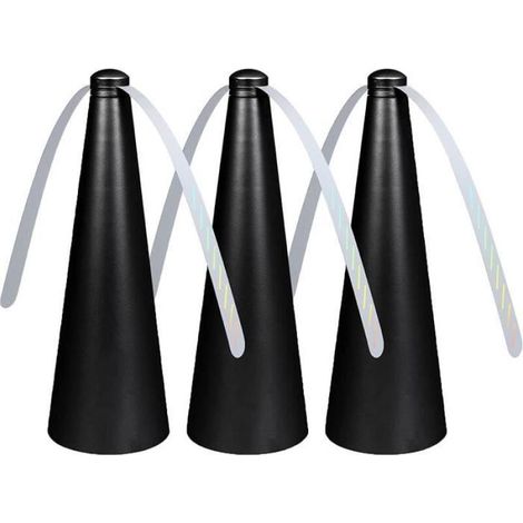 Ventilateurs Anti-Mouches Lot de 3 Électrique Répulsif à Pales Multi-Insectes sans Produits Chimiques Ventilateur Anti (1/4)