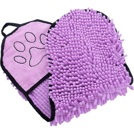 Serviette Pour Chien - Microfibre Absorbante - 62 x 23 cm - Pour Séchage Après Bain - 1 Pièce (1/5)