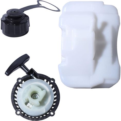 Kit de bouchon de réservoir de carburant et lanceur à rappel pour Robin NB411 CG411 RBC411 Coupe-bordure, Bouchon de réservoir de carburant Lanceur à rappel (1/5)
