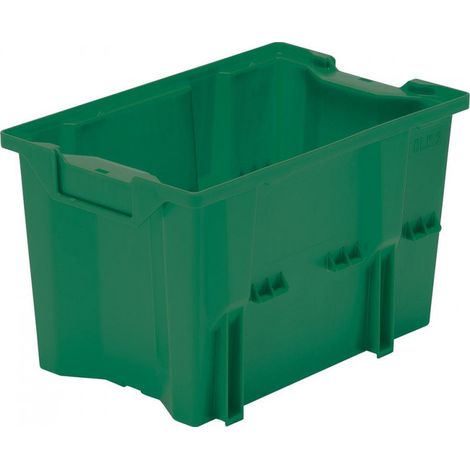 Impilabile E Affiancabile Contenitore Dlk 2 Verde (Da 10)