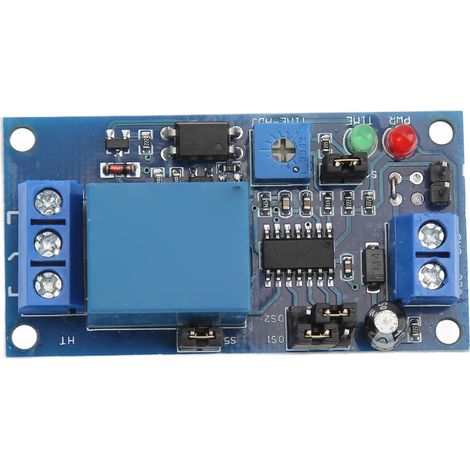 Relais temporisé 5V PCB module temporisation antivol système d'alarme vibration contrôleur (1/5)