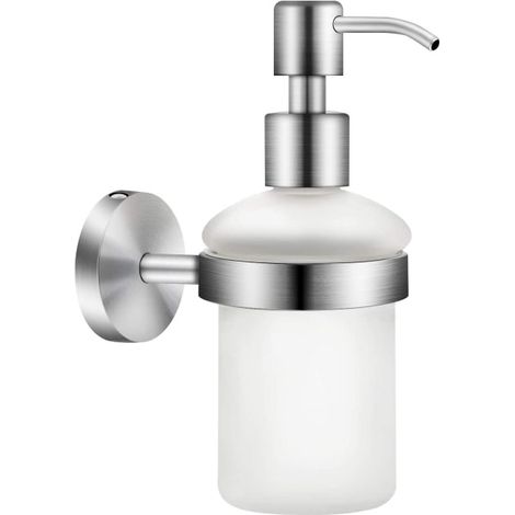 Dispensador de jabón mural, fabricado en acero inoxidable 304, 200 ml, apto para champú. (1/5)