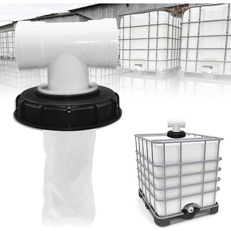 Filtre À Couvercle IBC, Type T Accessoires De Réservoir IBC 163 mm Lavable Couvercle De Filtre pour réservoir d'eau de Pluie IBC DN 150 (1/5)