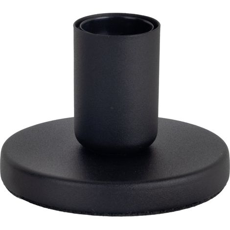 Lampada Scrivania Minimal - Nordico Pozello Acciaio Nero 1 Luce E27 Ip20 (1/2)