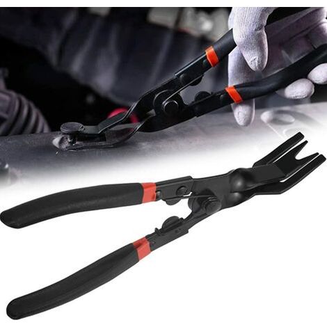 Polypropylene stepper clip + manganese steel 240mm door Rivets Clips anti-rust Clips anti-slip clip extraction clip with spring for car furniture door panel (1/5)