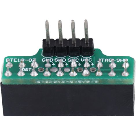 Adaptateur de débogueur de microcontrôleurs Adaptateur de sondes de débogage de Carte de Transfert Facile pour JLINK j‑Link V8 V9 JTAG SWD (1/5)