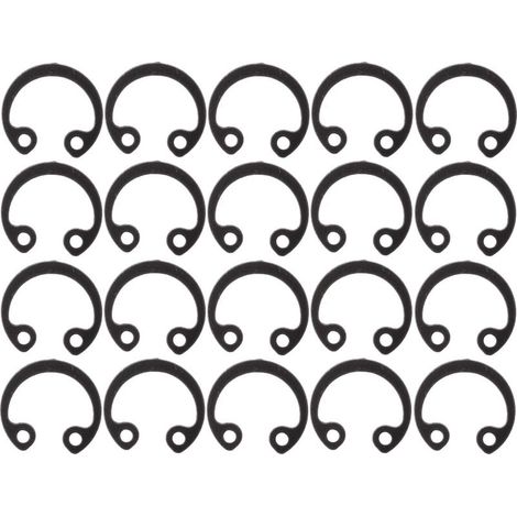 10 anillos de retención internos para orificios de acero inoxidable DIN 472. Anillo de retención de acero inoxidable, arandela de bloqueo, abrazadera de transmisión, Ø 17 mm. (1/3)