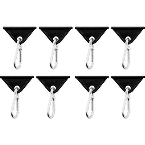 Lot de 8 crochets coulissants noirs pour extrusion 2020 (1/5)