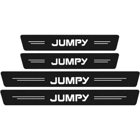 (4 pièces) Autocollants imperméables pour portières et coffre de voiture,film de décoration intérieure,protection anti-rayures,emblème Citroën Jumpy (1/3)