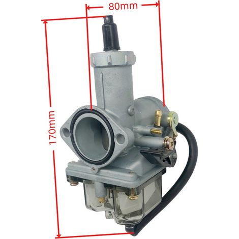Carburateur PZ30 teinté compatible motos 125-175 cm³ – Réf. 404-075 – Système alimentation universel, atomisation efficace, démarrage à froid facile, monté d’origine. (1/5)