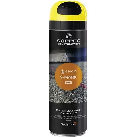 Traceur de chantier provisoire S Mark - TECHNIMA - Jaune fluo