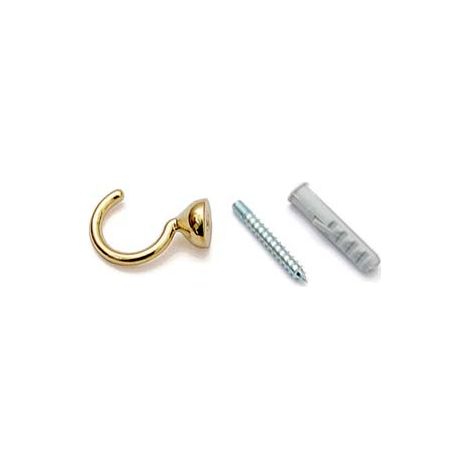 GANCI RACCOGLITENDA A FILO MICRO ORO- - mm.29 - 60 pezzi