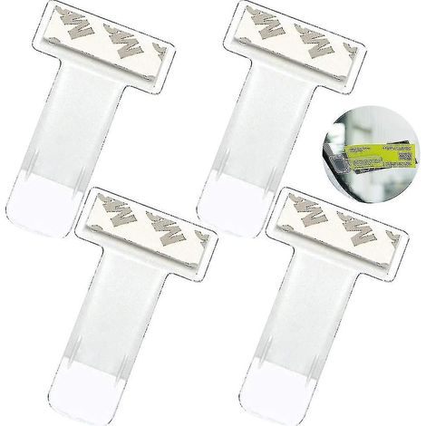 Porte-ticket de parking - 4 pièces Porte-ticket de pare-brise transparent (1/5)
