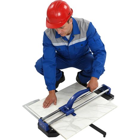 31-Zoll-Handfliesenschneider mit Wolframlegierungsscheibe, Fliesenschneider für Feinsteinzeug-Bodenfliesen, präzise Führung durch Infrarot-Positionierung, verstellbares Maßband