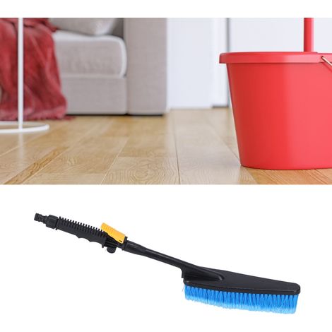 [Outil de Nettoyage] + + [Brosse de Lavage Automobile] + [Douce et Rotative] Brosse pour Voiture Douce avec Pot de Mousse Rotatif et Manche Détachable, 56cm, pour Lavage Automobile et Sols (1/5)