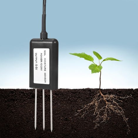 2-in-1-Bodensensor für Temperatur und Luftfeuchtigkeit, Bodenfeuchtesensor-Transmitter, 0-5V-Ausgang (1/5)