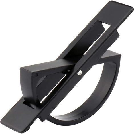 Set mit 1 versenkten Griff mit Harzrückseite, schwarz (1/5)