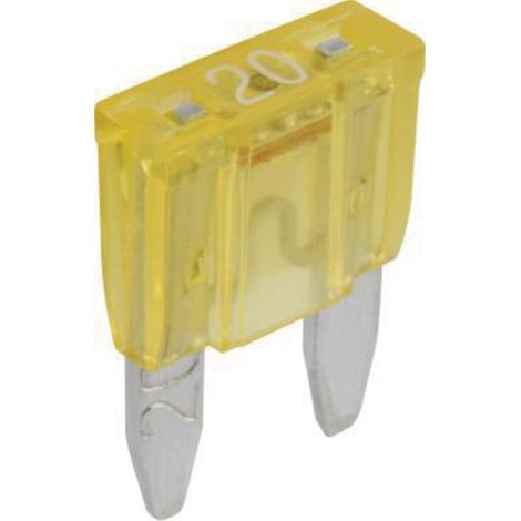 Mini-Flachstecksicherungen 32V 20A 10 Stück.