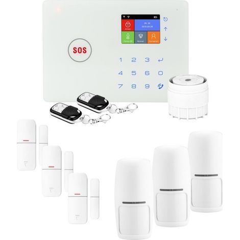 Alarme maison 4G sans fil wifi et gsm amazone - lifebox - kit3