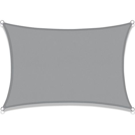 YMYNY Voile d'Ombrage Rectangulaire 2.5x3m Toile Ombrage Auvent Imperméable , Protection 95% UV (1/4)