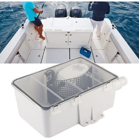 Pompe de cale automatique 12V/24V 750GPH pour bateau, yacht et marine avec interrupteur automatique et entrées multiples - Modèle G750-0124V (1/5)