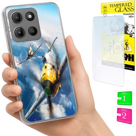 Funda para Motorola Moto G15 / G15 Power, carcasa trasera + cristal (1/5)