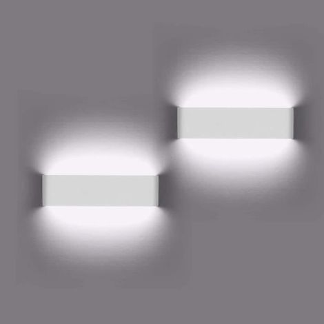 Applique Murale LED 12w Moderne Aluminium NETBOAT - Blanc Froid - Intérieur Éclairage Mural (1/4)