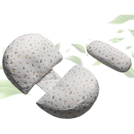 Coussin de grossesse - Coussin pour dormir sur le côté - Coussin de corps - Coussin de maternité - Gris (1/3)