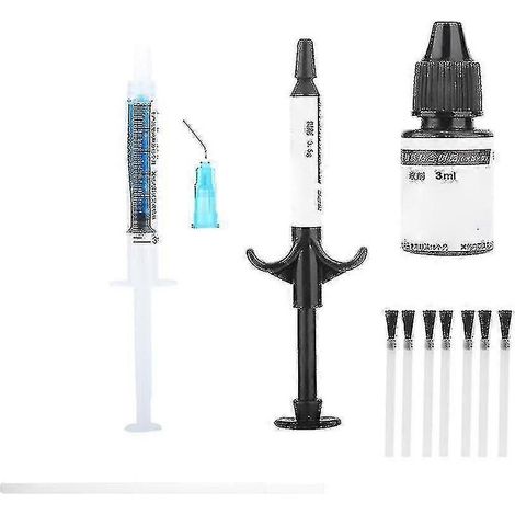 Kit de collage dentaire orthodontique, système adhésif photopolymérisable, outils, petit ensemble -wf (1/4)