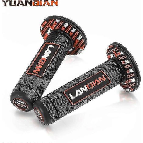Compatible avec les motos tout-terrain Honda CRF450R (2002-2016, 2017-2018) : levier de frein et d'embrayage pivotant (orange). (1/5)