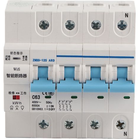 Interruttore automatico intelligente WiFi 4P, interruttore di controllo remoto wireless 400V 63A (1/5)
