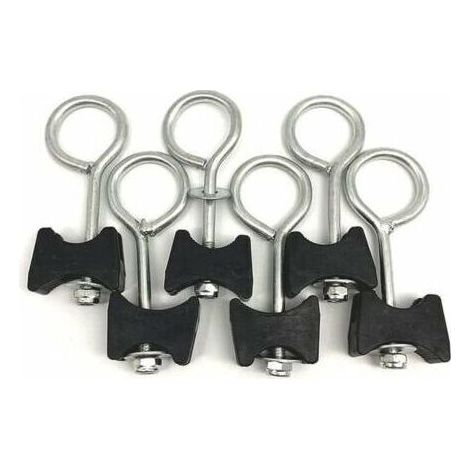 Accessoires de trampoline,Vis de trampoline,Vis pour fixer le trampoline,1 paquet/6 pices,Convient au grand trampoline et au petit trampoline,2 paquets