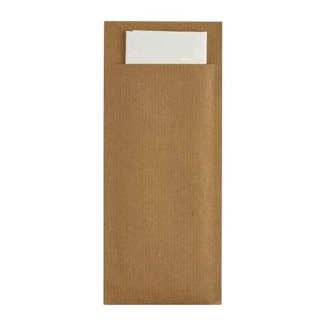 Pochettes 8,5x20 cm Kraft Colis de 500 - Manufacture De L'Ephemere