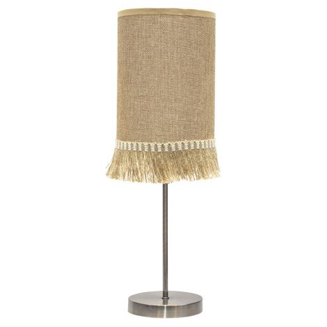 Tischlampe Sibila 1xe14 Leder/Sand 46x15x15 cm (1/2)
