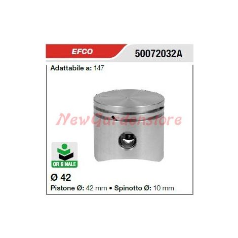 Pistone segmenti spinotto EFCO motosega 147 50072032A