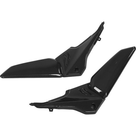 Panneau Latéral Réservoir Moto CBR650R 2019+ en Vraie Fibre de Carbone 3K, Couvre-Côté de Remplacement, Pièce de Carrosserie (1/5)