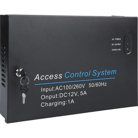 Système de contrôle d'accès et alimentation électrique pour système de surveillance d'entrée de porte 208J-D (1/5)