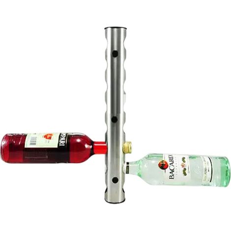 SABIR Botellero montado en la pared, Botellero de vino para 8 botellas para cocina, restaurante, bar en casa, 42 cm Lefou (1/5)