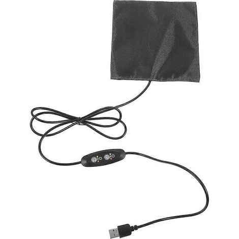 Tapis chauffant d'hiver pour petits animaux (hamsters, lapins, cochons d'Inde) avec contrôle de la température et support USB. (1/4)