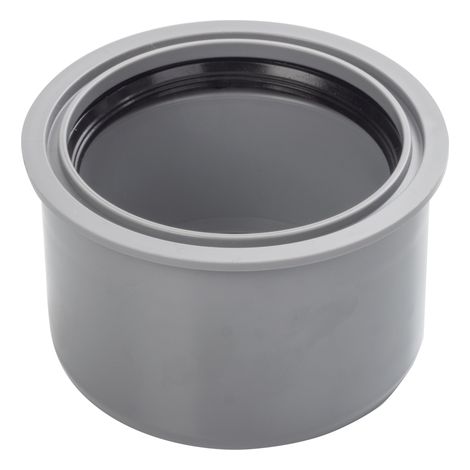 airfit Réduction super courte DN 90x75 en PP, gris