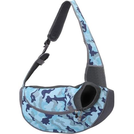 Sac à bandoulière pour animaux de compagnie sac à bandoulière respirant pour l'extérieur sac à dos pour animaux de compagnie (1/4)