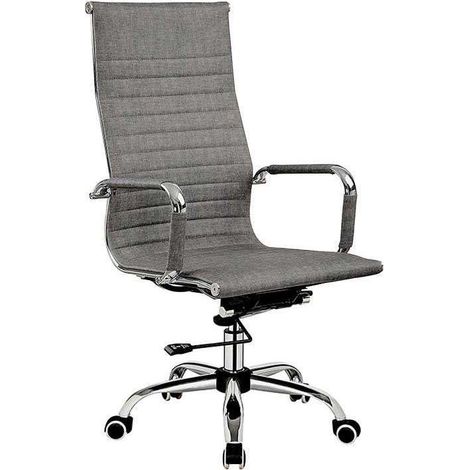 Silla despacho giratoria elevable acabado gris ceniza, 60 cm(ancho) 108-115 cm(altura) 66 cm(fondo) (1/2)