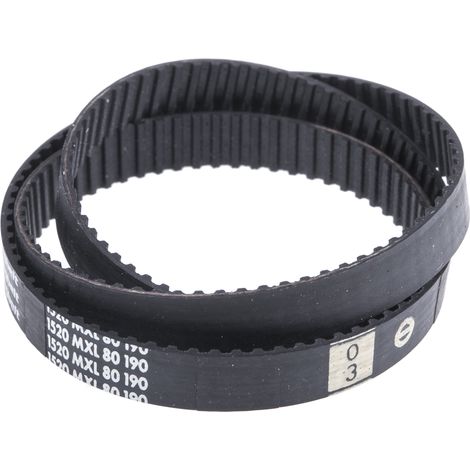 Courroie synchrone RS PRO, 386.08mm x 6mm, pas : 2.032mm, 190 dents ( Prix pour 1 )