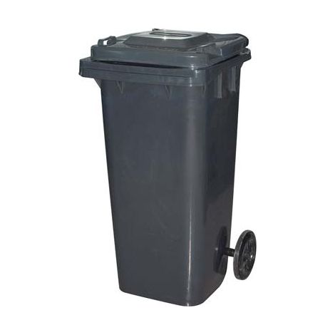 BIDONE IMMONDIZIA GREEN 120 + RUOTE ICS GRIGIO LT 120 CM 55X50 H.CM 94
