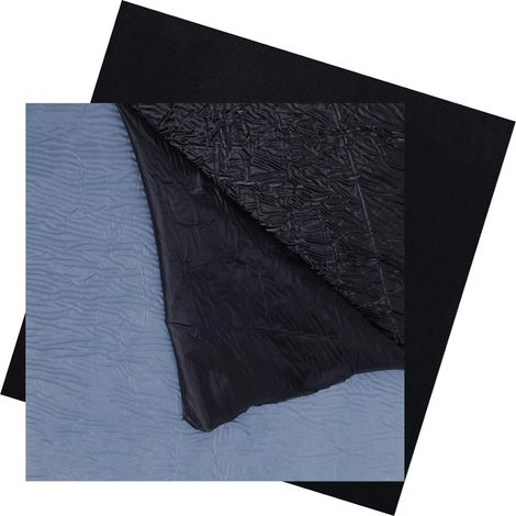 2pcs Patchs de Réparation de Liner pour Étang, Kit Liner en Caoutchouc EPDM Auto-Adhésif 20x20cm Couture Épaissie pour la Réparation Couverture Bassin Jardin (1/5)