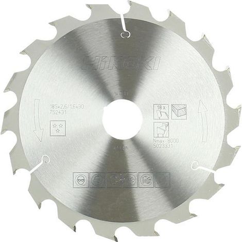 Circular Saw Blade 185 X 30Mm X 18T