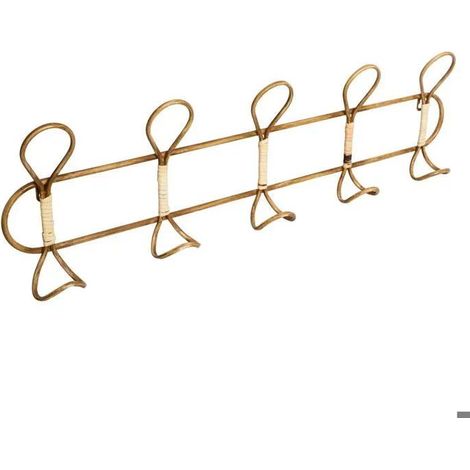 Atmosphera Appendiabiti Chic Dorato 5 Ganci 76 cm (1/3)