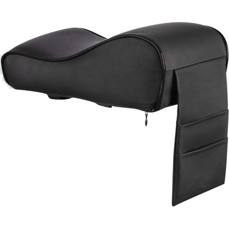 Coussin d’accoudoir pour voiture en mousse mémoire, housse universelle en cuir PU pour console centrale