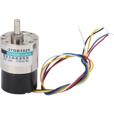 Moteur sans balais DC 24V Mini réducteur de vitesse CW/CCW 550rpm/min pour micro-machines XD‑37GB352 (1/5)