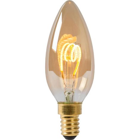 C35 Amp. Fil.-Ambre--LED Dimm. (1/2)